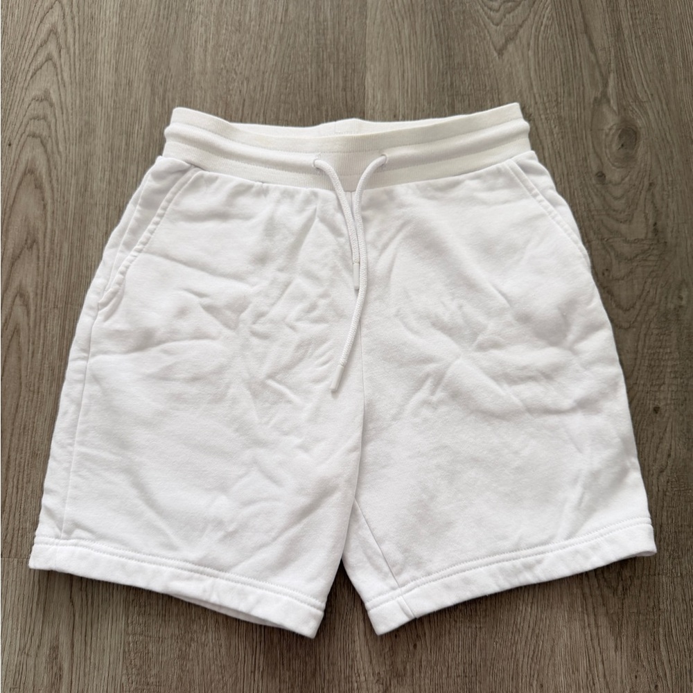 White Sweat Shorts
